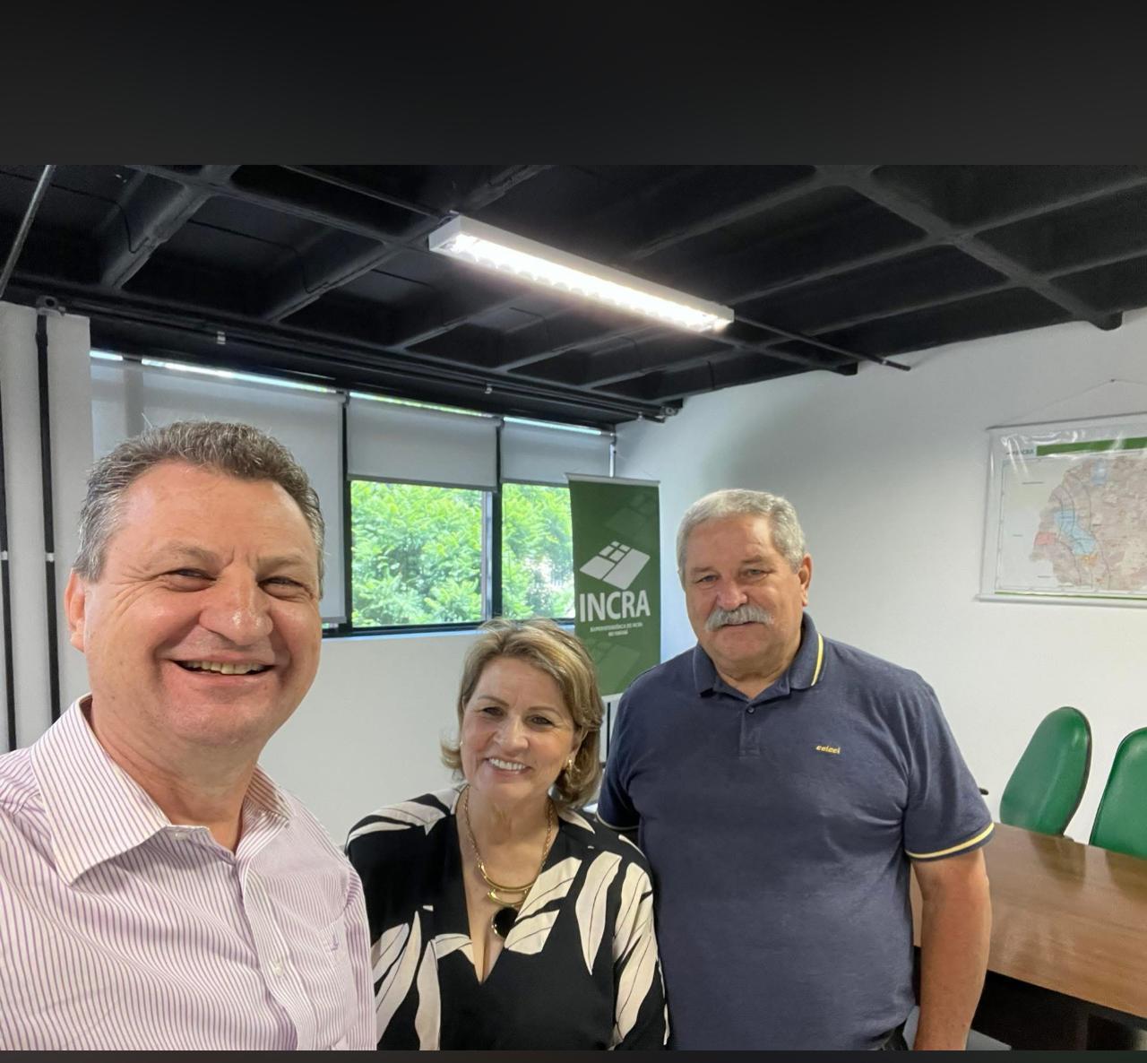Prefeita busca parceria com o Incra para fortalecer atendimento às famílias assentadas