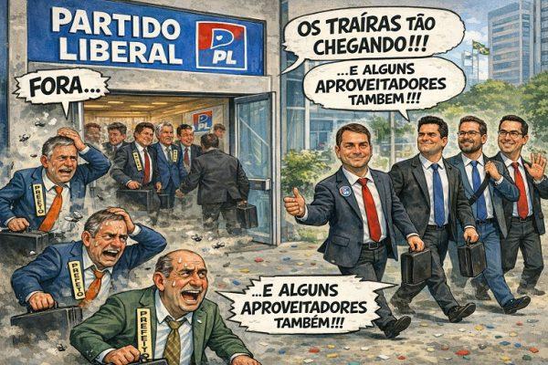 Prefeitos do PL criam rebelião no partido com a chegada de Sérgio Moro; quase todos deixam o PL nesta quinta