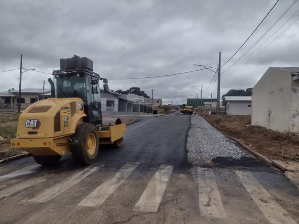 Tapete Preto avança nas ruas de Cel Domingos Soares, mobilidade urbana se torna destaque 