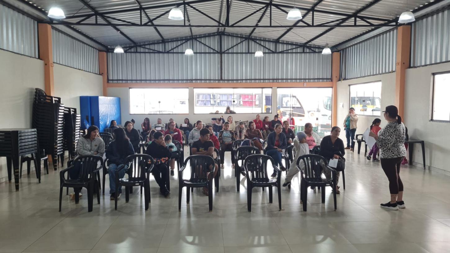 CRAS realiza atividade do PAIF com famílias sobre conscientização do autismo