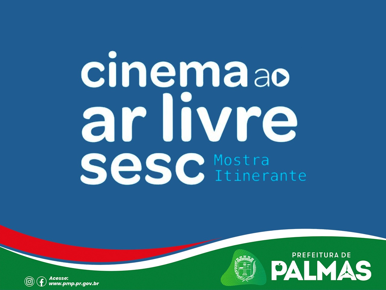 Cinema ao Ar Livre leva diversão gratuita para as famílias palmenses nesta sexta-feira