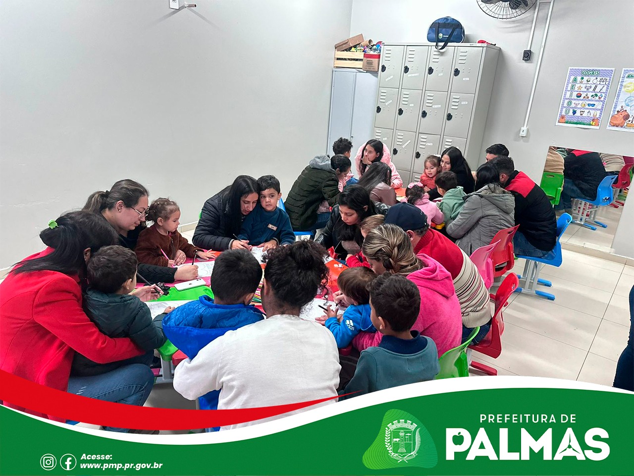 Família e escola celebram união em evento especial no CMEI Arca de Noé 