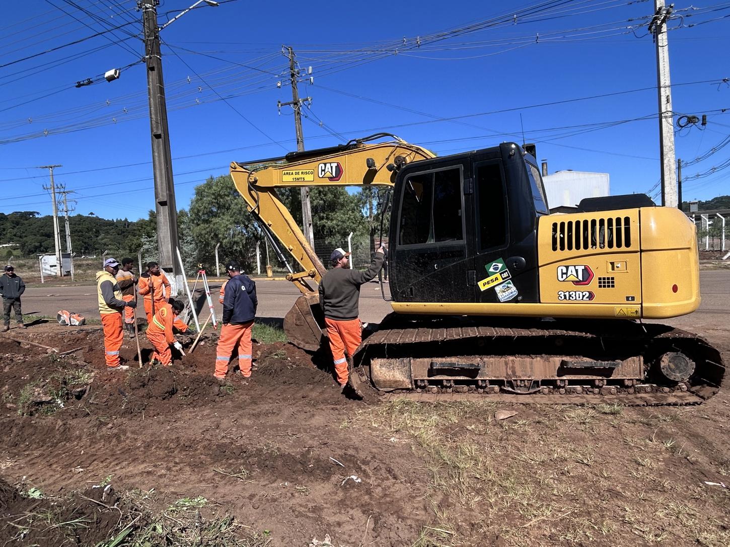 Inicio das obras