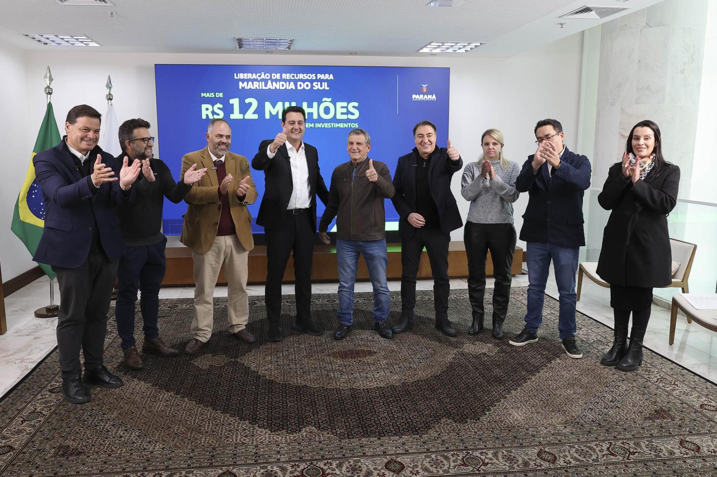 Ratinho Junior anuncia R$ 221 milhões em obras e investimentos para 9 cidades