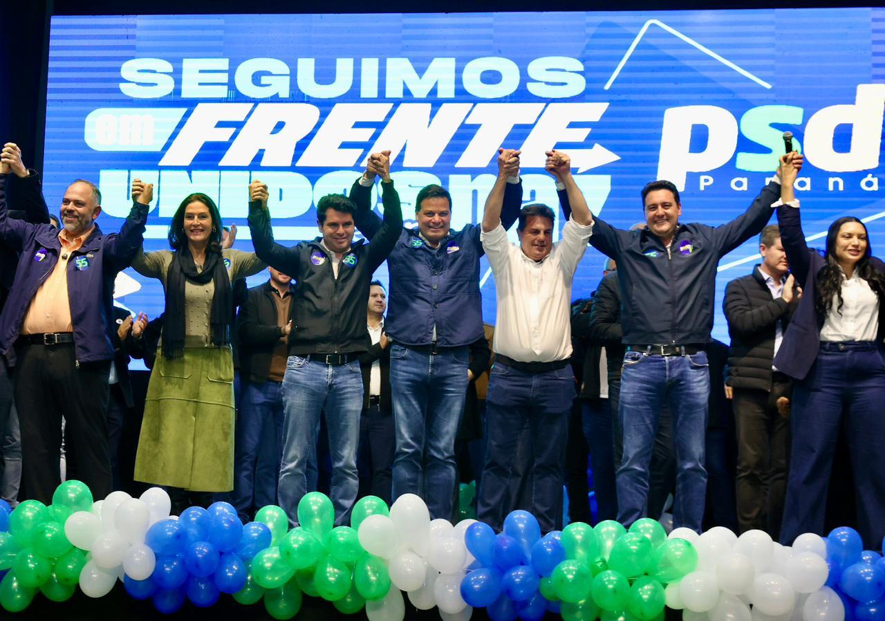Sandro Alex, Ratinho Junior e Alexandre Curi reúnem 20 prefeitos e centenas de lideranças em Guarapuava