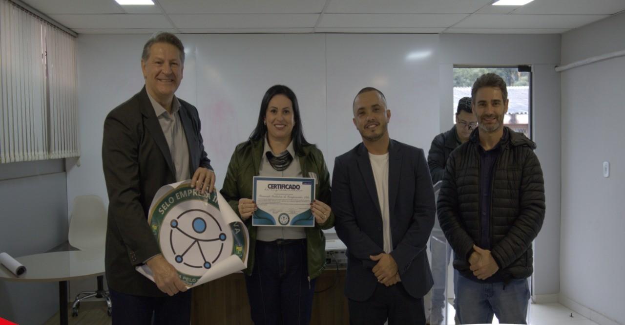 Empresas palmenses que tem PCD’s em seu quadro de colaboradores receberam o Selo Municipal de Inclusão 