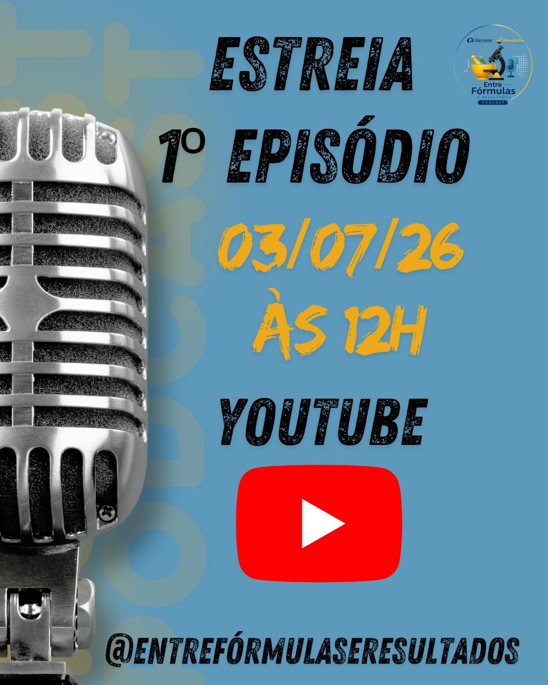 🎙️ Estreia chegando!