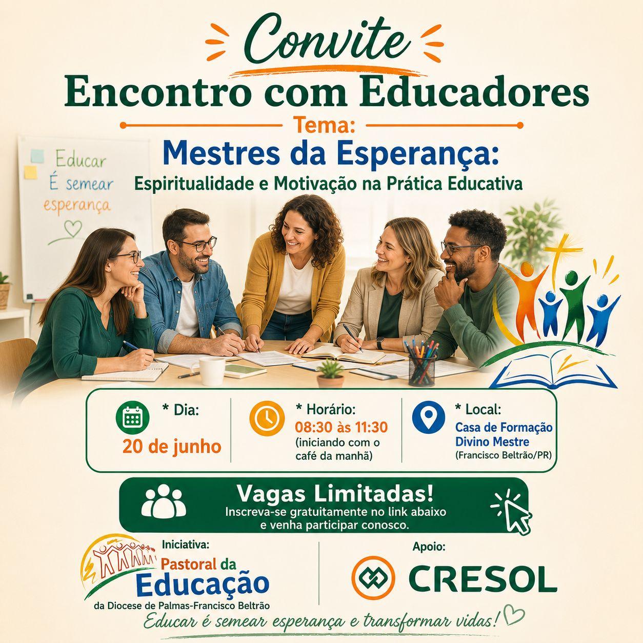 Pastoral da Educação da Diocese de Palmas - Francisco Beltrão promove encontro com Educadores 