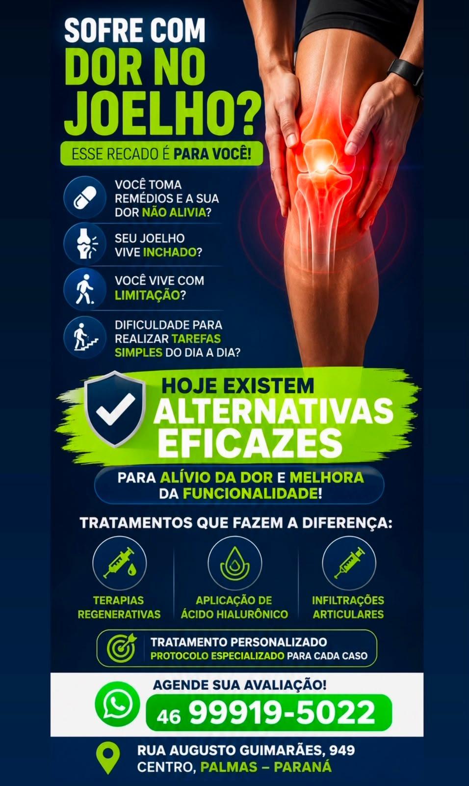 Agende sua avaliação pelo WhatsApp 46 999195022