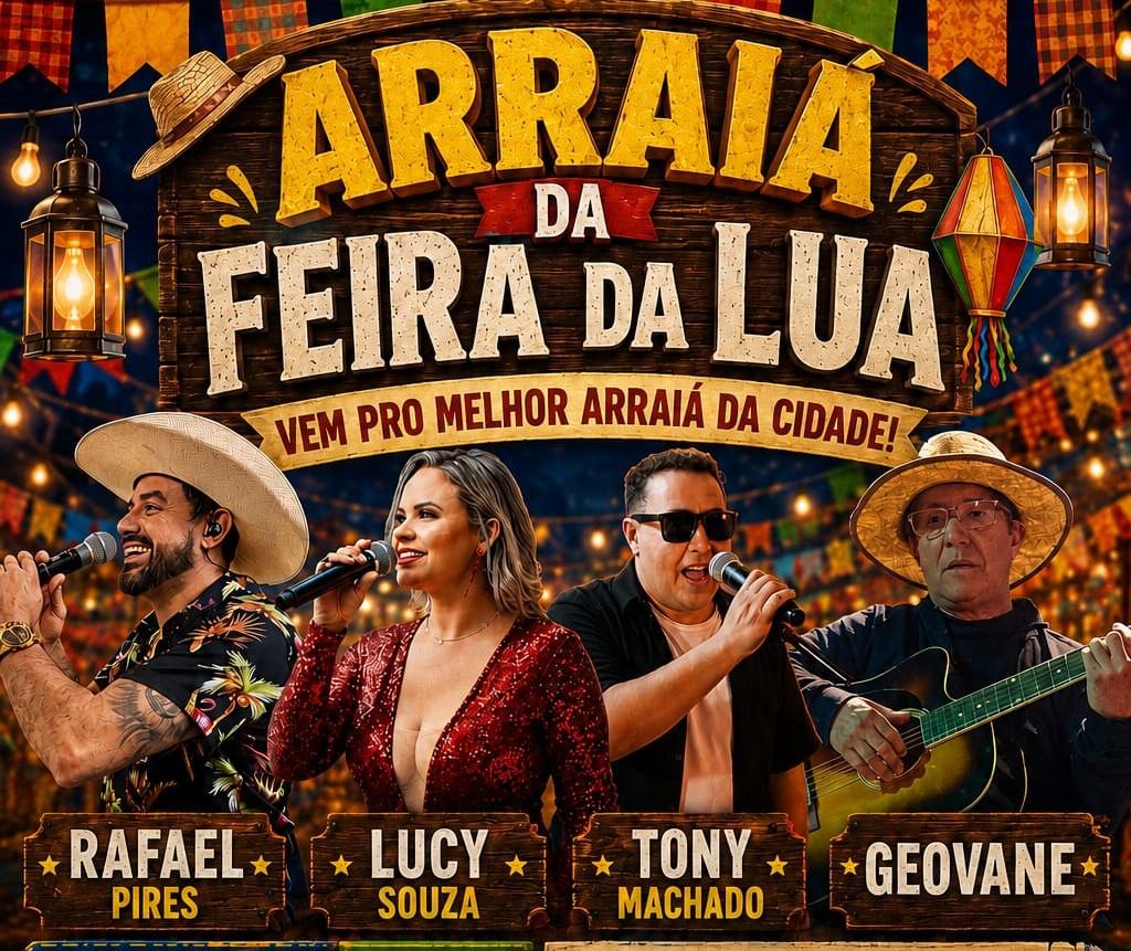 Arraiá da Feira da Lua será no Parque de Exposições Pé Vermelho 