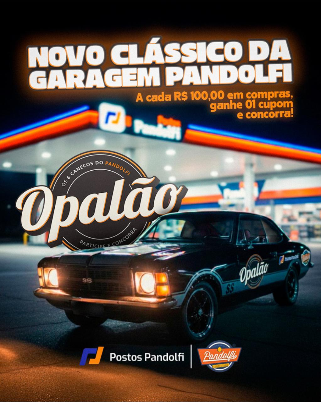 Ele marcou época e agora vai marcar a nova campanha do Pandolfi