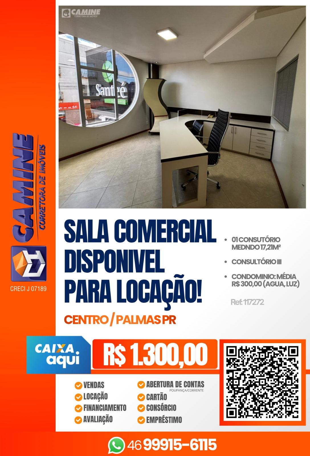 Excelente oportunidade para instalar o seu negócio em uma localização privilegiada, no coração de Palmas-PR!
