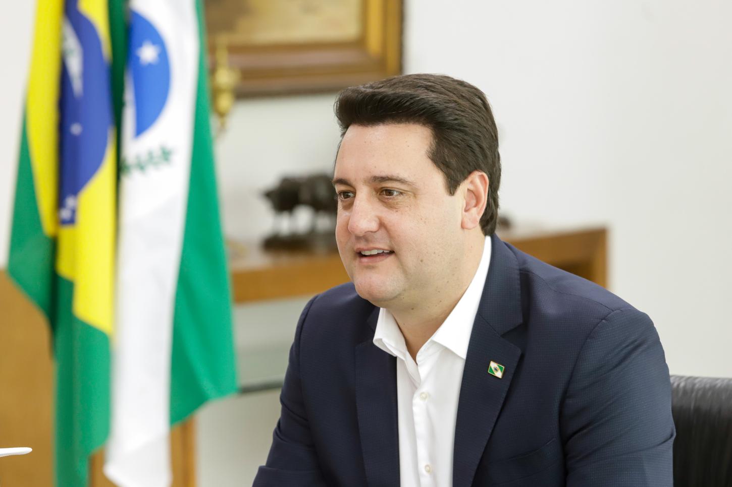 Governador Ratinho Jr enaltece a atuação da Adjori/PR e dos demais meios de comunicação do Estado