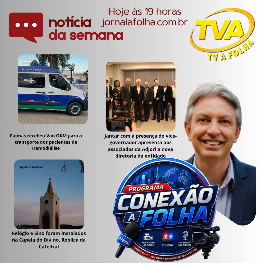 Hoje 19h na sua TV A FOLHA