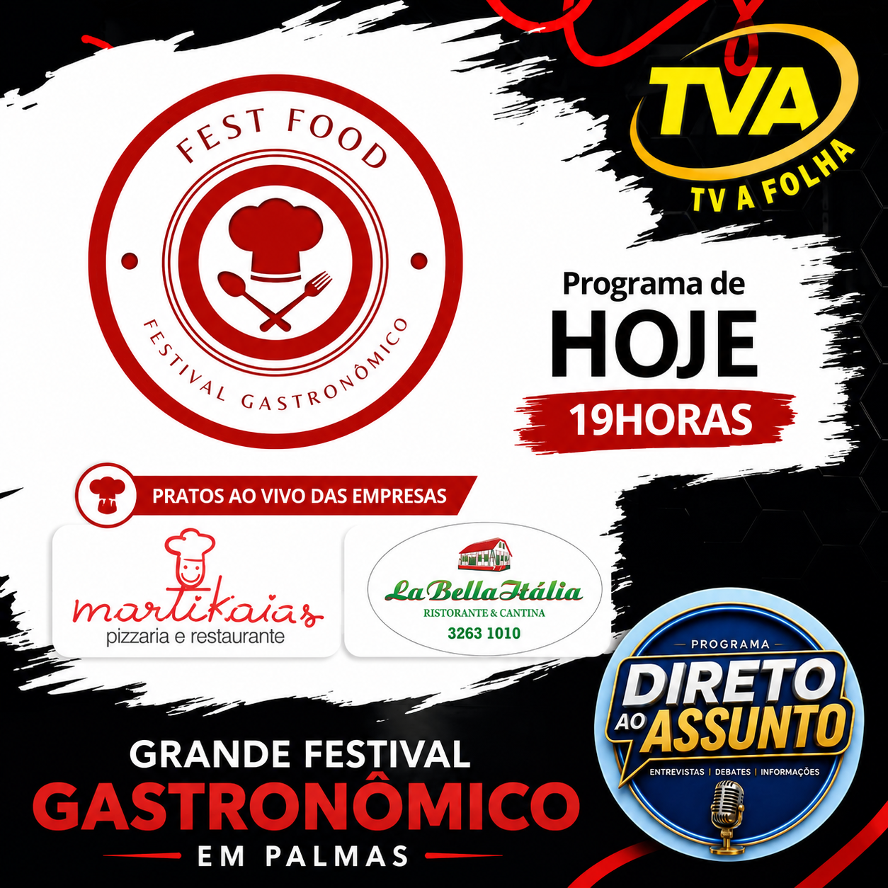 Hoje 19h na sua TV A FOLHA
