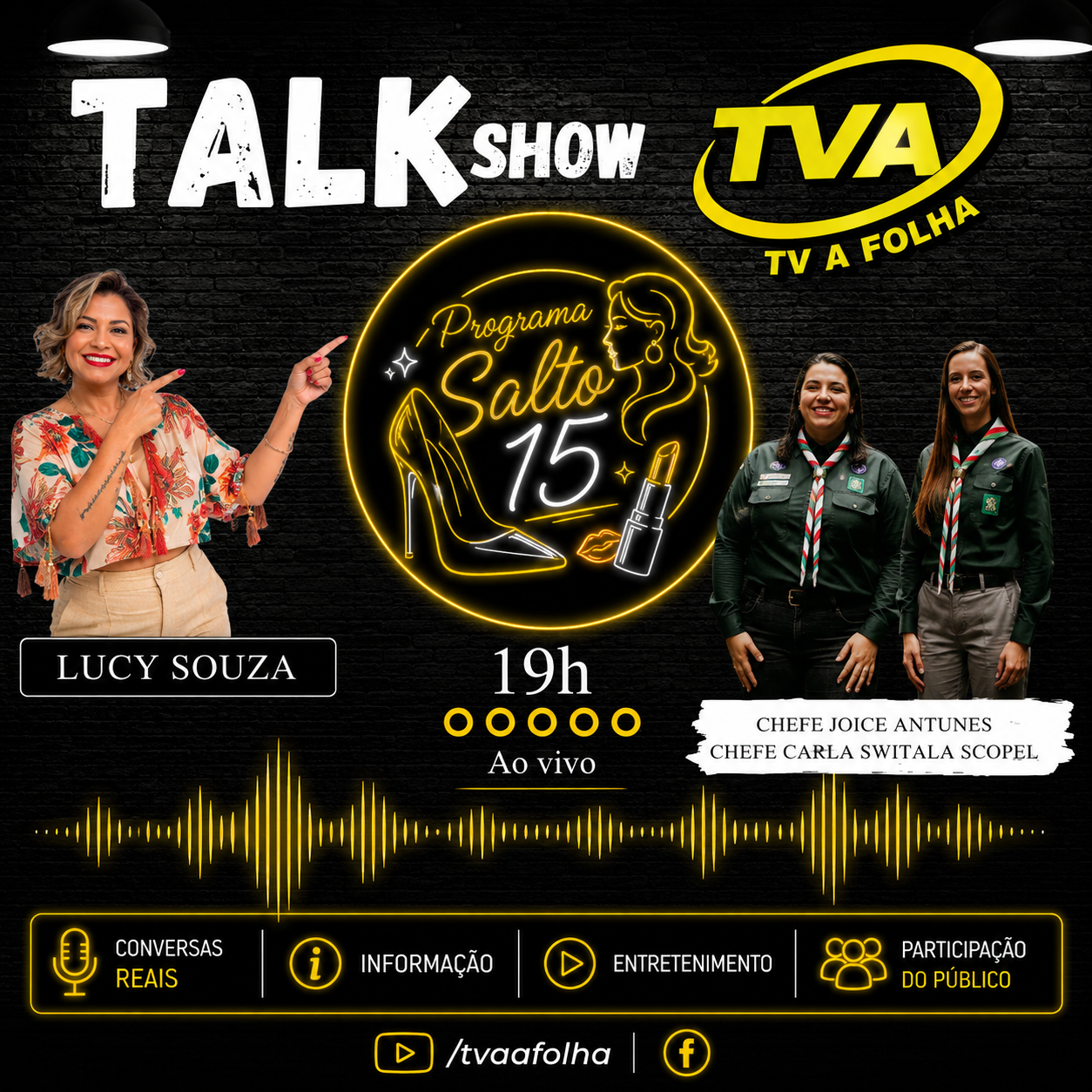 Hoje 19h na sua TV A FOLHA