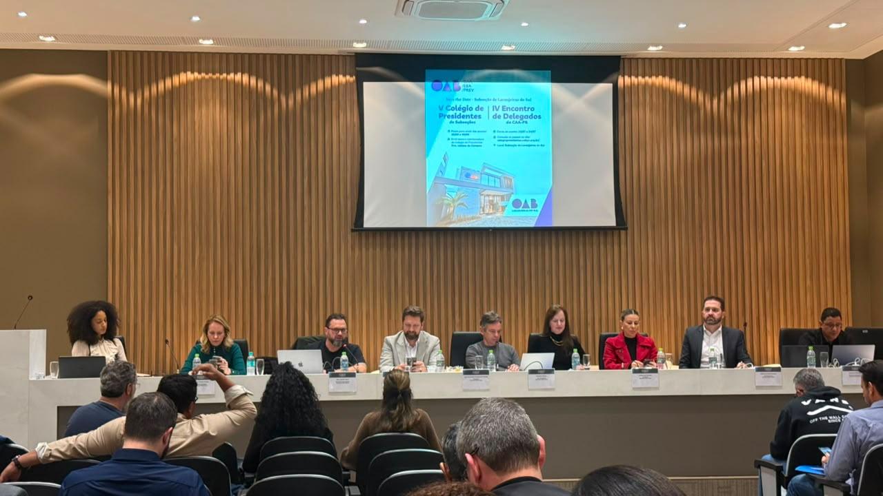 Presidente da OAB Palmas participa do Colégio de Presidentes e vê projeto criado pela Subseção ser expandido para todo o Paraná