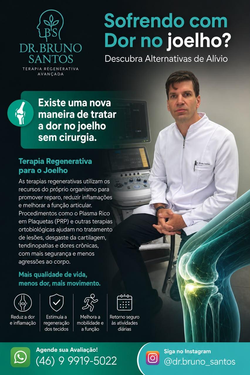 Agende sua consulta pelo WhatsApp (46) 9 9919-5022