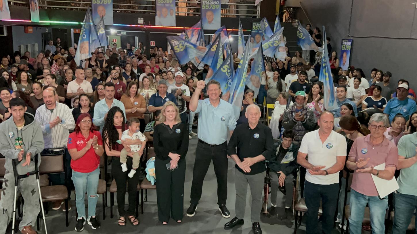 Em Palmas, Ademar Traiano oficializa candidatura com apoio de Daniel Langaro