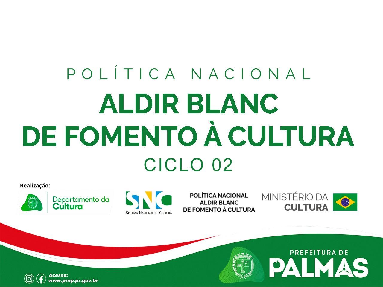 Inscrições para o Ciclo 02 da Política Nacional Aldir Blanc começam nesta terça-feira em Palmas