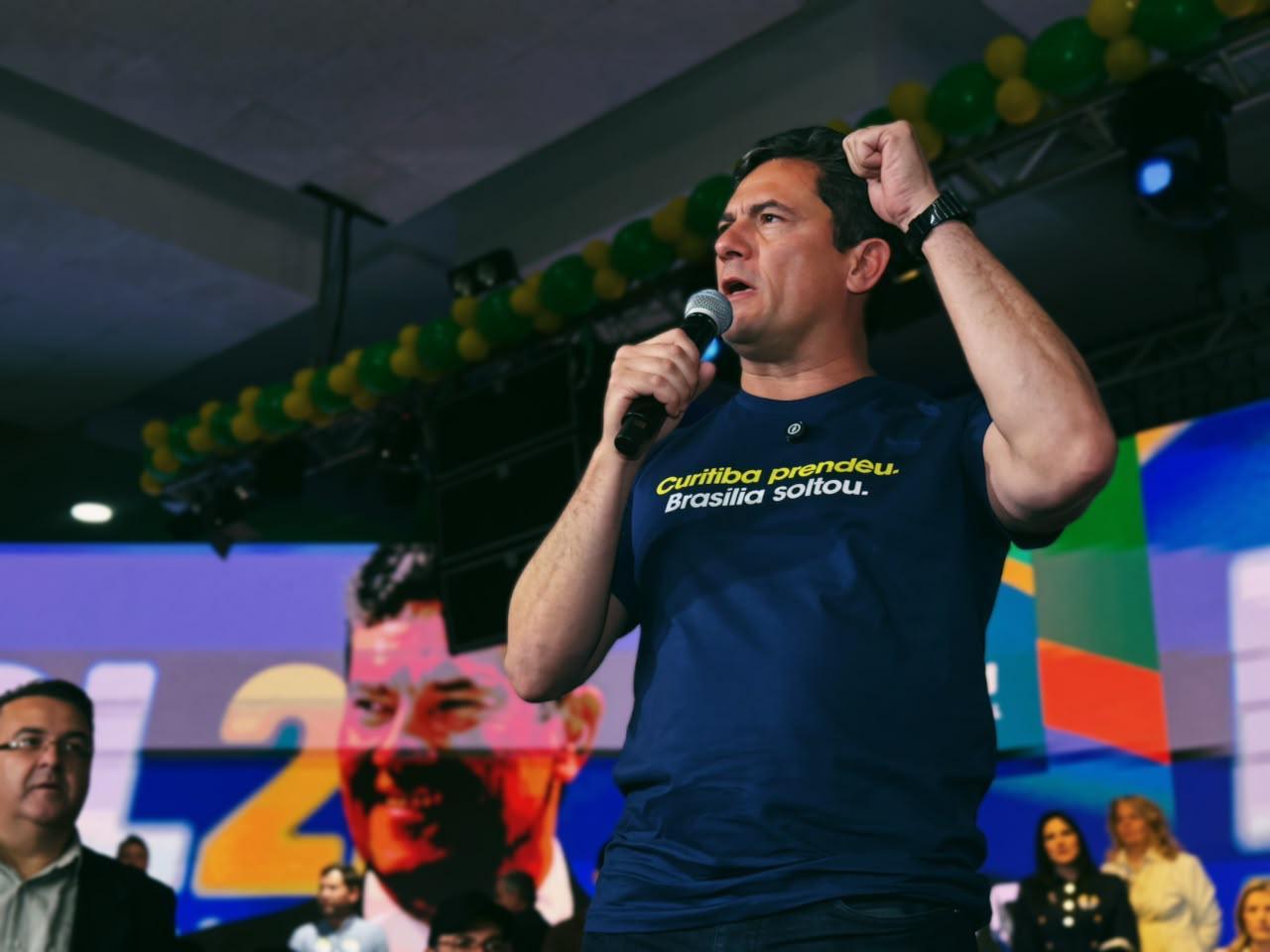 Moro oficializa candidatura e defende política de palavra cumprida para transformar o Paraná no melhor estado do Brasil