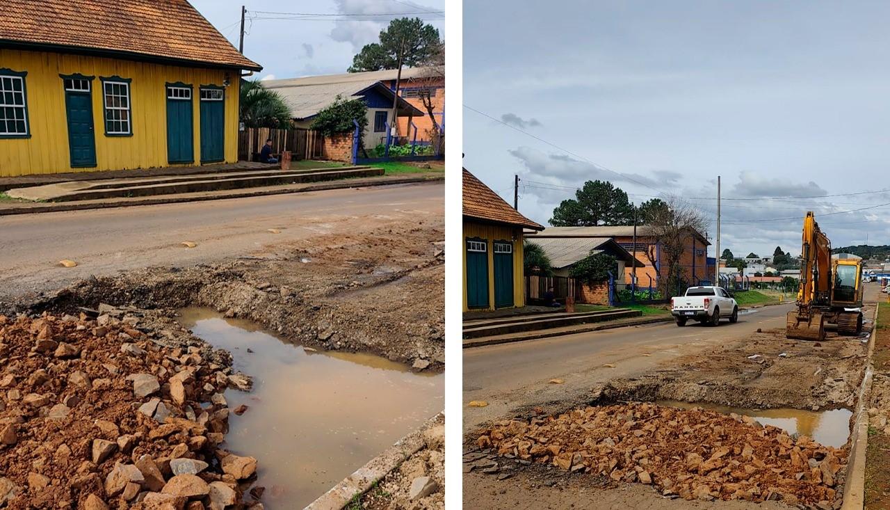 Obras de drenagem foram concluidas na Avenida Getúlio Vargas no bairro Lagoão 