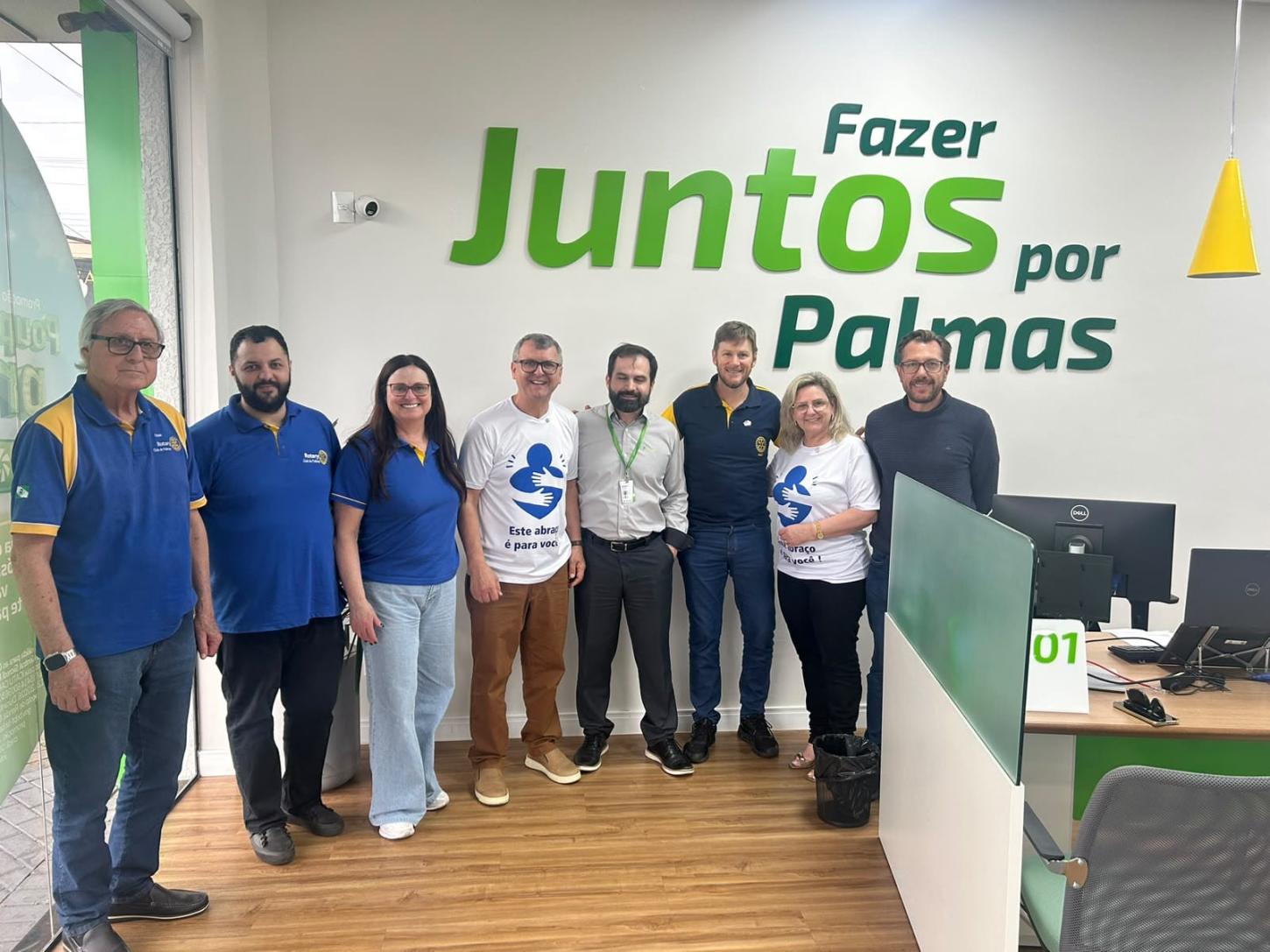 Visita do patrocinador oficial do Rotary – Sicredi Soma