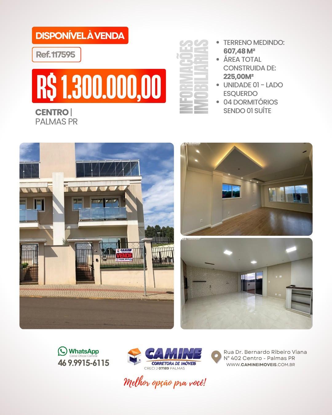 🏡 TRIPLEX DE ALTO PADRÃO À VENDA EM PALMAS-PR!