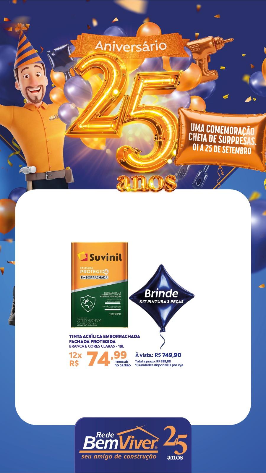 🎉 25 ANOS REDE BEM VIVER! 🎉