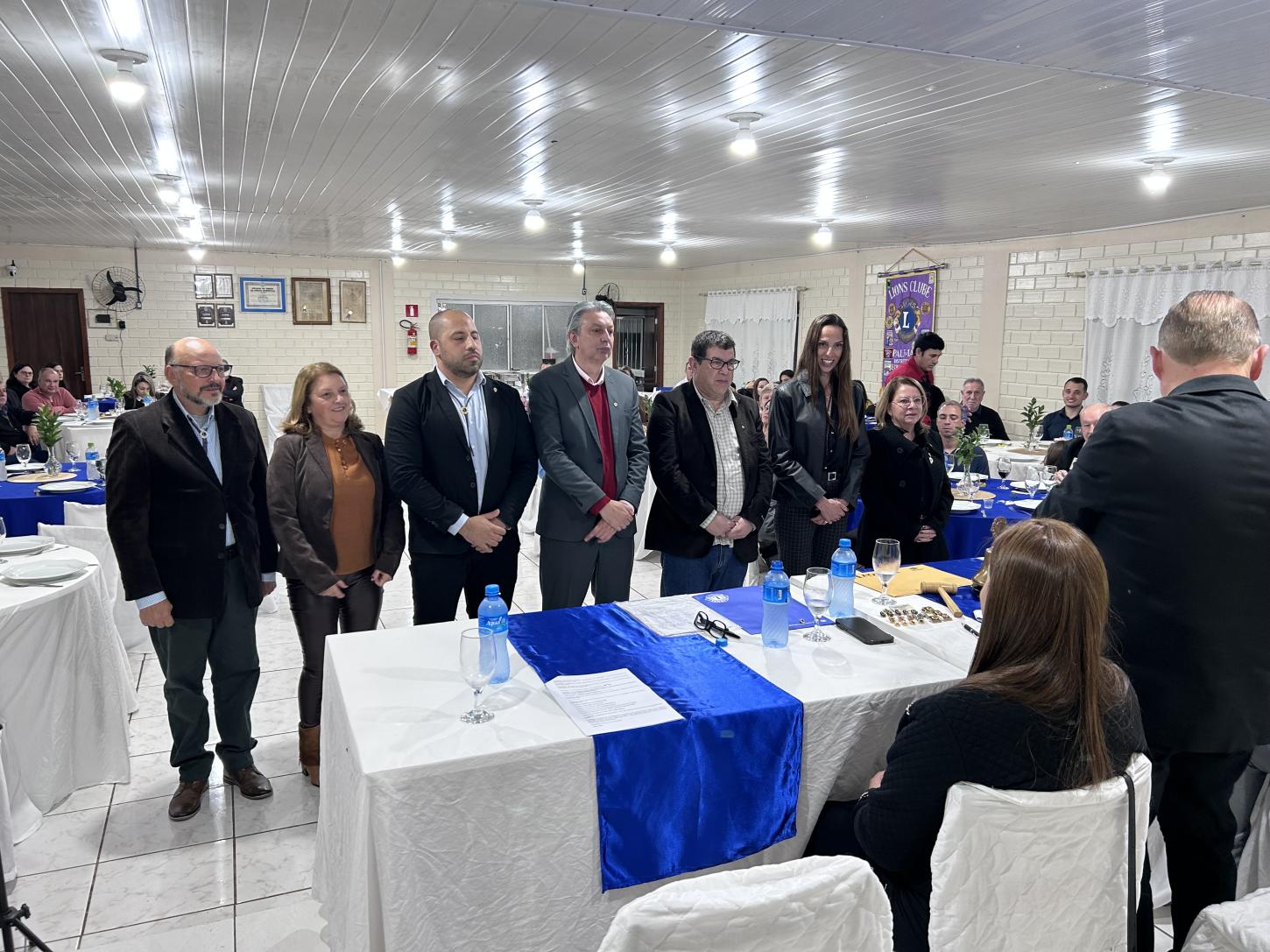 Assembleia Festiva do Lions Clube de Palmas marcou posse da nova diretoria e de novo associado