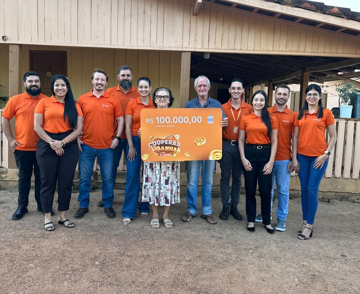 Cooperado da Cresol União ganha R$ 100 mil na campanha Cooperar é Ganhar