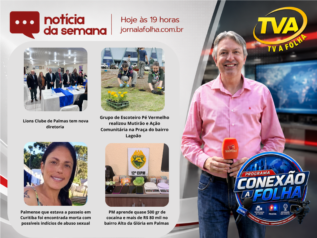 Hoje 19h na sua TV A FOLHA
