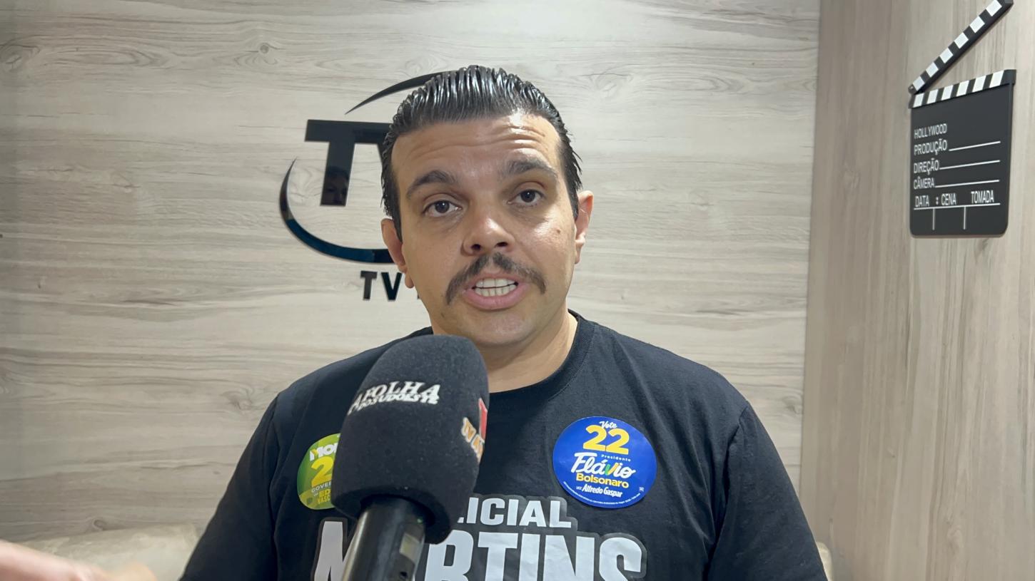 Policial Martins explicou sobre os temas que defende em sua candidatura a deputado federal 