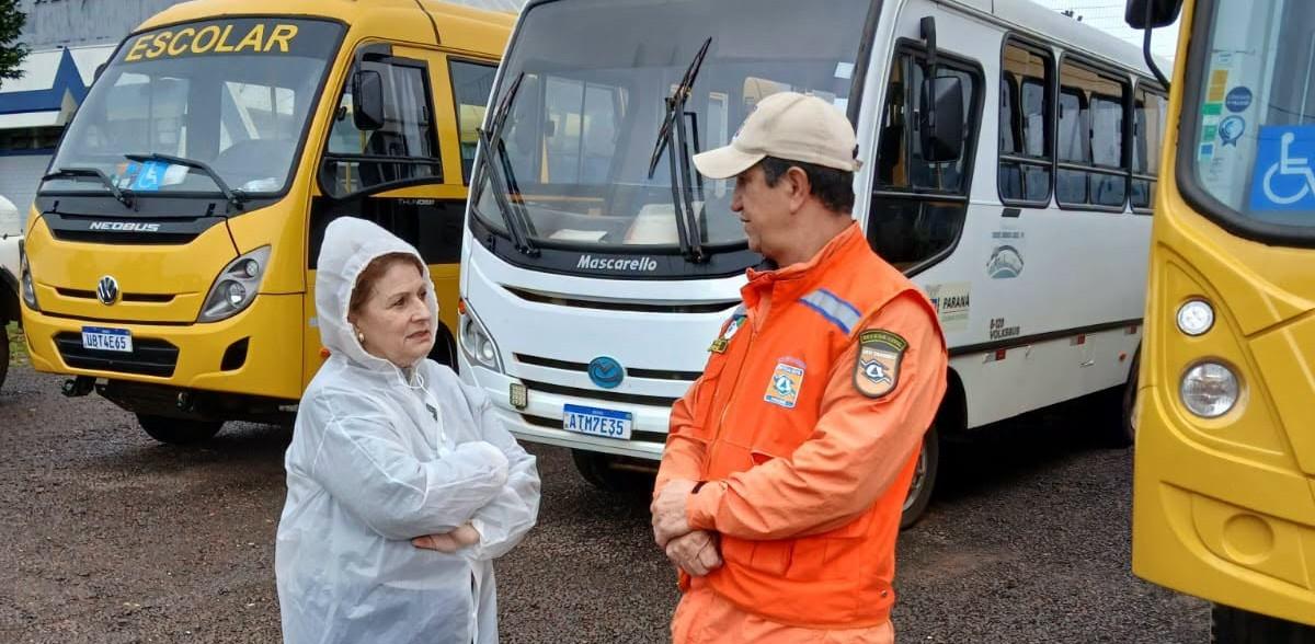 Defesa Civil entrega chapas de eternit para atender famílias atingidas pelo granizo em Cel Domingos Soares