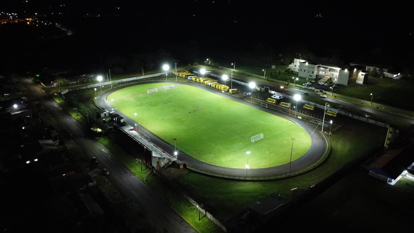 Iluminação transformou a realidade do estádio municipal de Palmas 