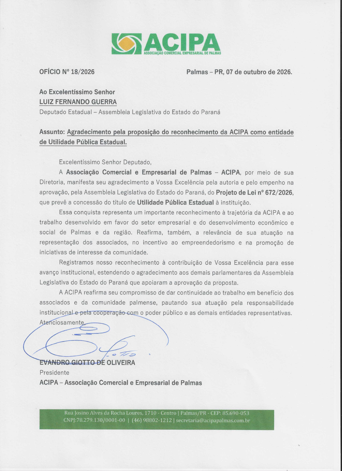 Edital: Acipa