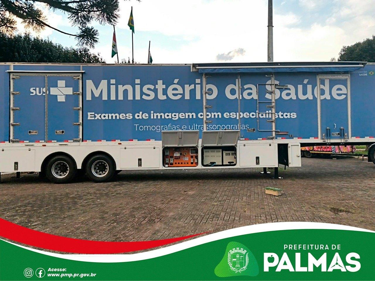 Saúde de Palmas registra mais de 1.650 exames realizados na Carreta de Especialidades em apenas 20 dias
