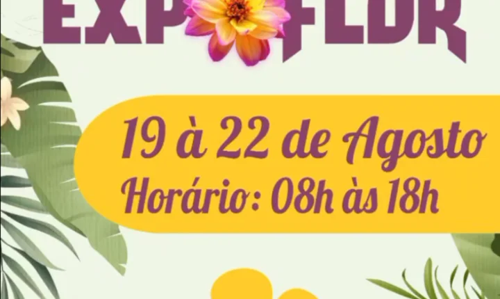 13ª Expo Flor começa hoje no Parque da Gruta com milhares de flores e plantas