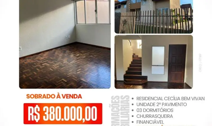🏡 APARTAMENTO À VENDA | BAIRRO DIVINO – PALMAS/PR