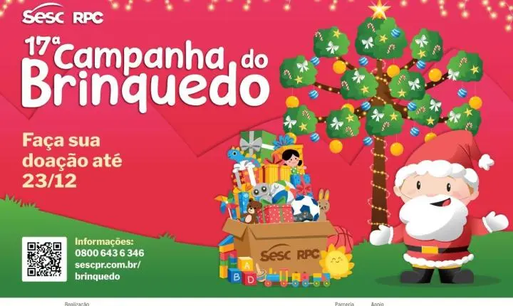 Campanha do Brinquedo do Sesc Palmas: Espalhe Sorrisos neste Natal!