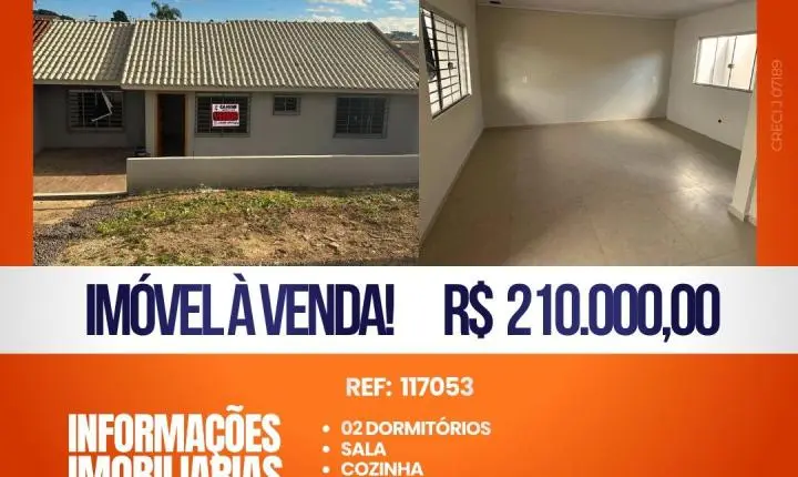 CASA À VENDA NO BAIRRO HÍPICA – PALMAS/PR