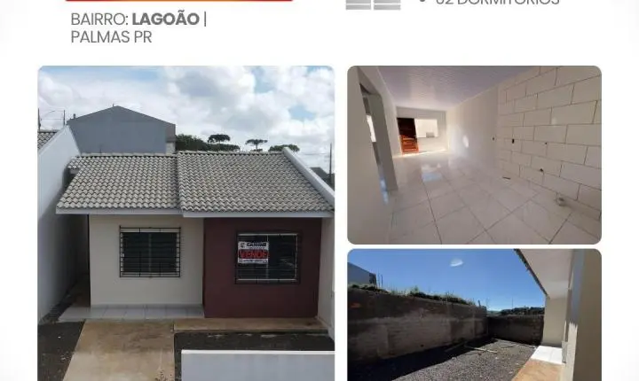 🏡 CASA À VENDA NO BAIRRO LAGOÃO – PALMAS/PR