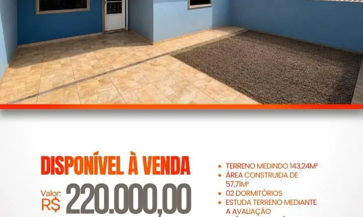 🏡 CASA À VENDA NO LOTEAMENTO PARQUE DO CEDRO – PALMAS/PR