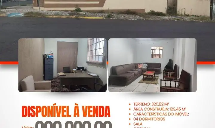 🏡🏢 *CASA À VENDA | RESIDENCIAL E COMERCIAL*