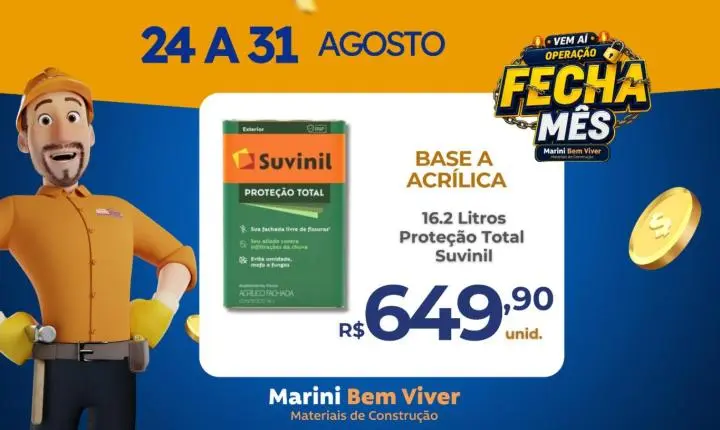 Chegou a hora de aproveitar as ofertas especiais de Fechamento de Mês! 🏠🔨