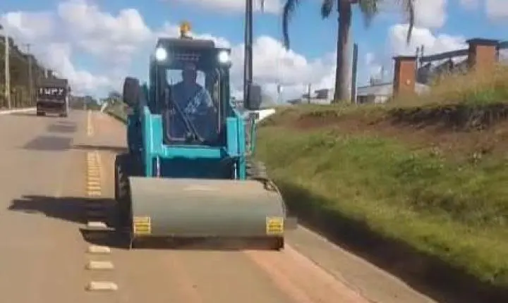 Ciclovia recebe serviços de limpeza