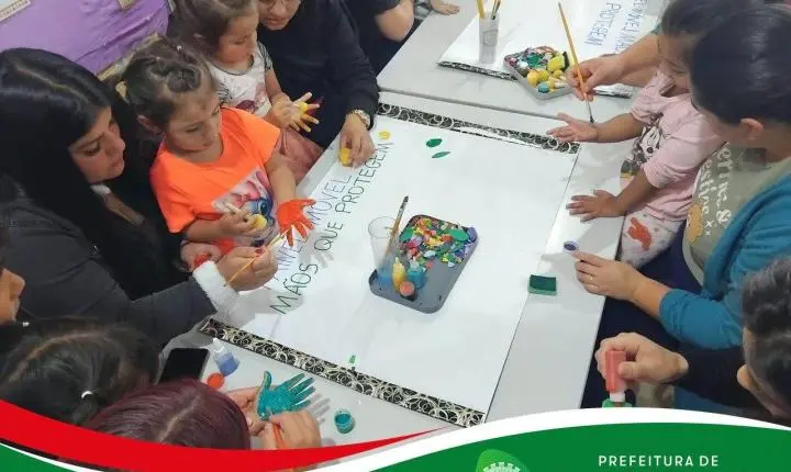 CMEI Vovó Maria promove Semana da Família na Escola com momentos de integração, carinho e aprendizado