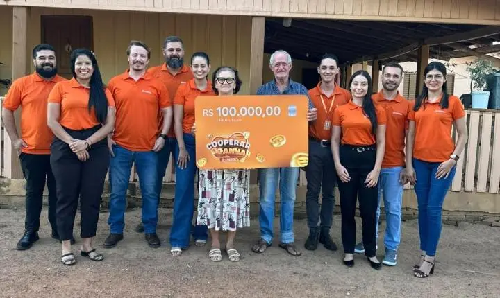 Cooperado da Cresol União ganha R$ 100 mil na campanha Cooperar é Ganhar