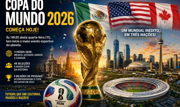 Copa do Mundo 2026 começa com expectativa de recordes e integração entre nações