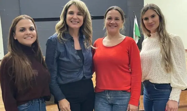 Departamento de Ação Social e o CMDPD participaram de curso em Mangueirinha 